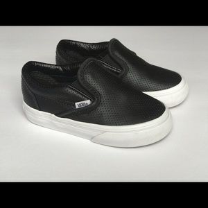 Vans perf leather toddler 6.5